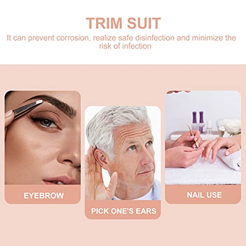 DOITOOL 1 Set/ 21pcs Nail Manicure Tool Set Stainless Steel Nail Files Cuticl...