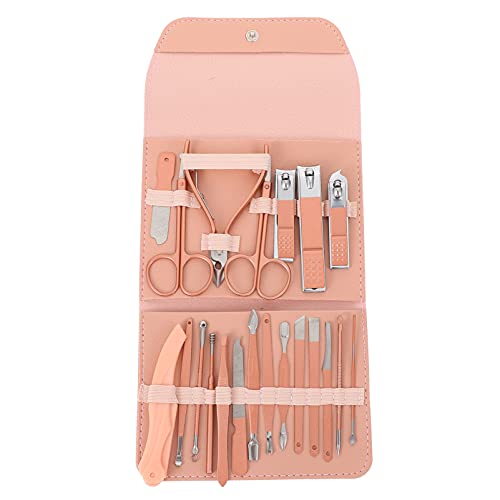 DOITOOL 1 Set/ 21pcs Nail Manicure Tool Set Stainless Steel Nail Files Cuticl...