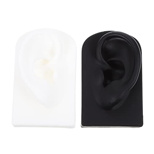 DOITOOL 1 Set Silicone Ear Model Ear Piercing Kit Simulated Ear Display Mould...