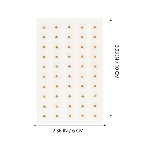 DOITOOL 200pcs Acupuncture Vaccaria Ear Seeds Disposable Ear Press Seeds Mult...