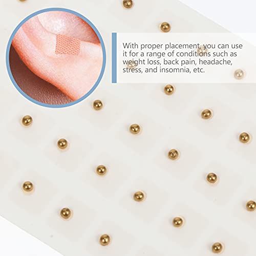 DOITOOL 200pcs Acupuncture Vaccaria Ear Seeds Disposable Ear Press Seeds Mult...