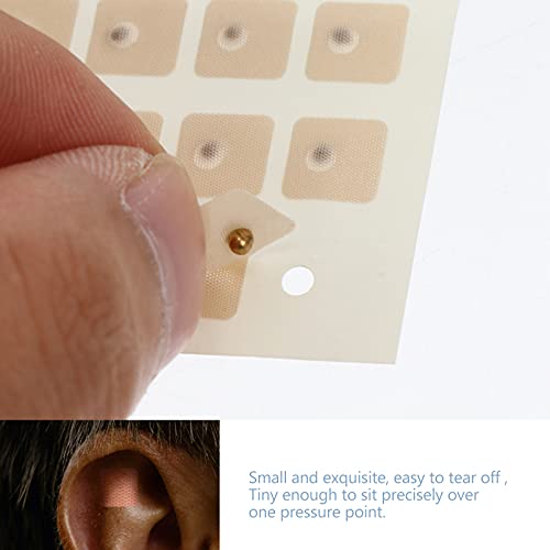 DOITOOL 200pcs Acupuncture Vaccaria Ear Seeds Disposable Ear Press Seeds Mult...