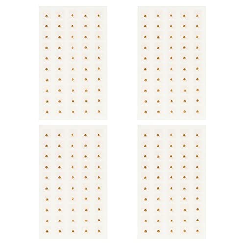 DOITOOL 200pcs Acupuncture Vaccaria Ear Seeds Disposable Ear Press Seeds Mult...