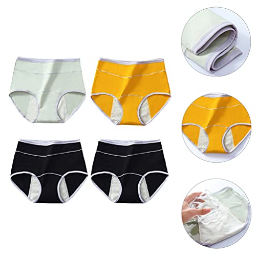 DOITOOL 4 Pairs Menstrual Briefs, Menstruation Underpants, Menstrual Pants, M...
