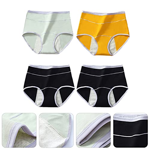 DOITOOL 4 Pairs Menstrual Briefs, Menstruation Underpants, Menstrual Pants, M...