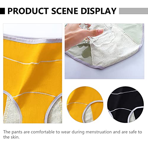 DOITOOL 4 Pairs Menstrual Briefs, Menstruation Underpants, Menstrual Pants, M...