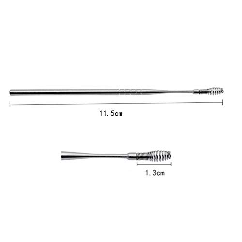 DOITOOL Earwax Removal Tool 5pcs Stainless Steel Ear Pick Spring Ear Spoon 36...
