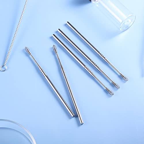 DOITOOL Earwax Removal Tool 5pcs Stainless Steel Ear Pick Spring Ear Spoon 36...