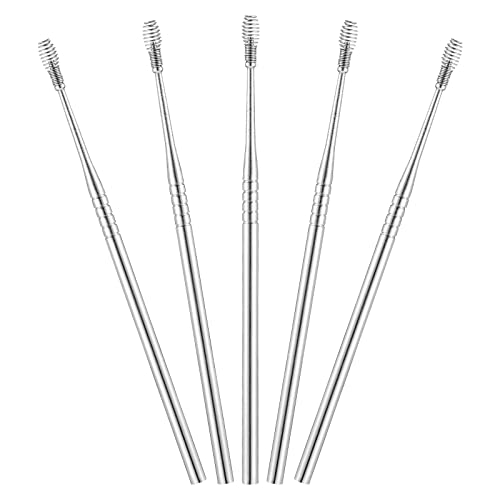 DOITOOL Earwax Removal Tool 5pcs Stainless Steel Ear Pick Spring Ear Spoon 36...