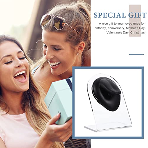 DOITOOL Silicone Tongue Model for Piercing Practice with Stand Body Part Disp...