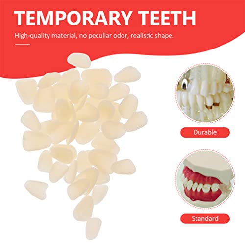 Temporary Tooth Repair kit Replacement: 200pcs Moldable False Teeth Thermal F...