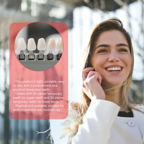 Temporary Tooth Repair kit Replacement: 200pcs Moldable False Teeth Thermal F...