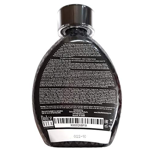 Dolce Black Bronzer Tanning Lotion - Outdoor/Indoor Tanning Lotion for Tattoo...