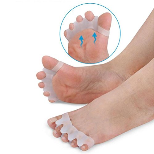 1 Pair pedicure Toe Separator Hallux ValgusBones Overlapping Toe Correction O...
