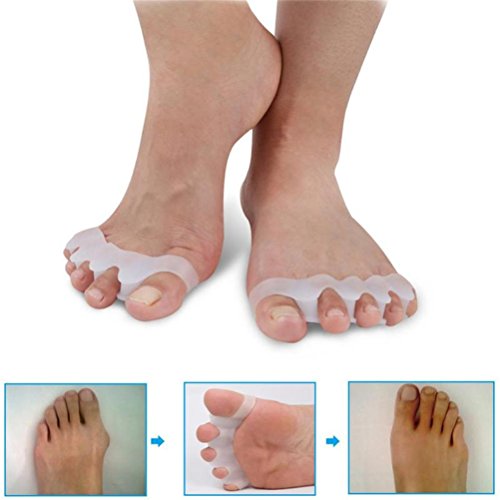 1 Pair pedicure Toe Separator Hallux ValgusBones Overlapping Toe Correction O...