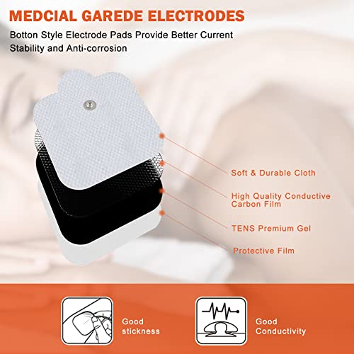 TENS Unit Muscle Stimulator Electric Shock Therapy for Muscles Dual Channel T...