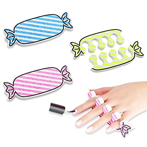 Toe Separators, 24PCS Soft Foam Toe Cushions Finger Separator Tool Nail Art P...