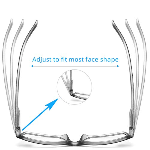 Blue Light Blocking Reading Glasses 4 Pack Computer Readers for Women Men,Ant...