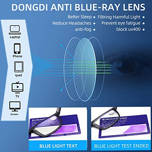 Blue Light Blocking Reading Glasses 4 Pack Computer Readers for Women Men,Ant...