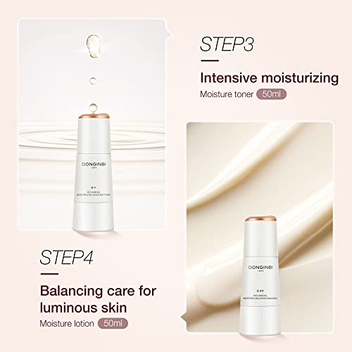 DONGINBI Korean Red Ginseng Essential Care Set, Anti Aging Skin Care Routine ...