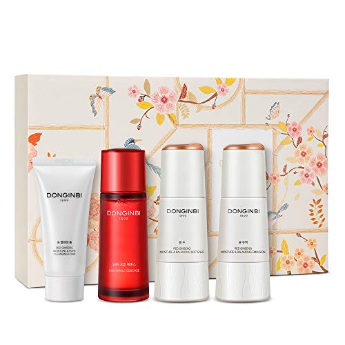 DONGINBI Korean Red Ginseng Essential Care Set, Anti Aging Skin Care Routine ...