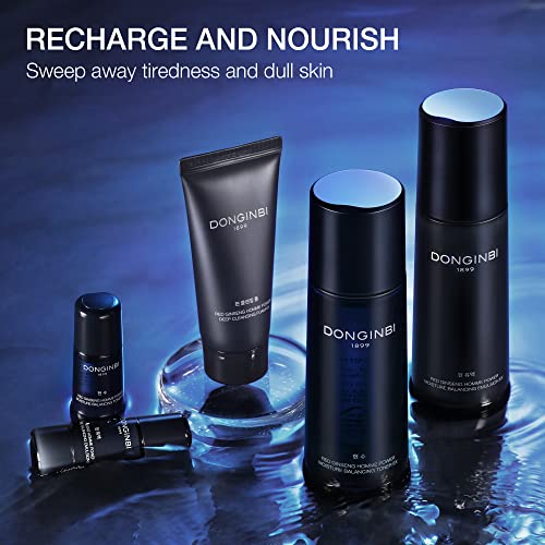 Donginbi Korean Skin Care Set for Men - Red Ginseng Facial Skincare Routine K...
