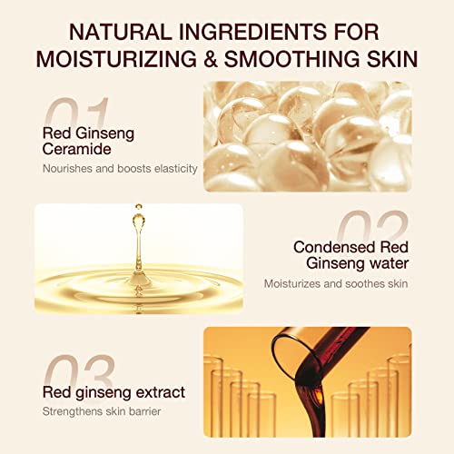DONGINBI Red Ginseng Moisturizing & Firming Set EX, Anti-Aging Korean Skin Ca...