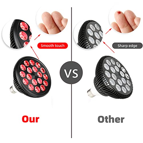 Infrared Red Light Therapy Lamp for Face Body Device with Stand, 38"-79" Heig...