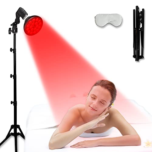 Infrared Red Light Therapy Lamp for Face Body Device with Stand, 38"-79" Heig...