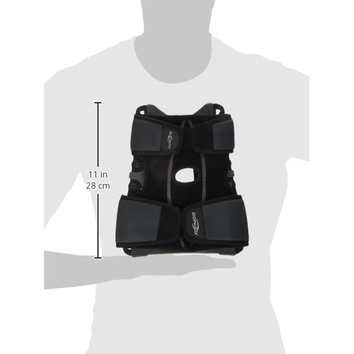 DonJoy Reaction Web Knee Support Brace with Compression Undersleeve: Grey, Me...