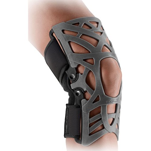 DonJoy Reaction Web Knee Support Brace with Compression Undersleeve: Grey, Me...