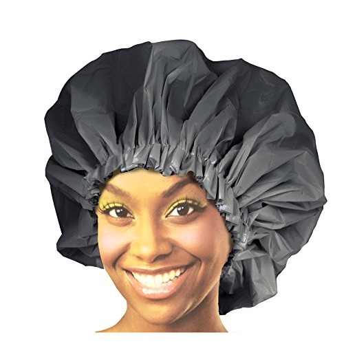 Donna Premium Collection Super Jumbo Shower Cap Black 22164