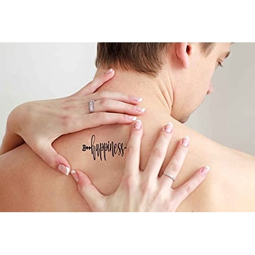 17 Sheets Temporary Tattoos Boho Arrow Watercolor Bird Feather Inspirational ...