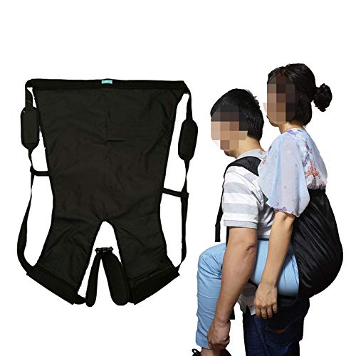 Double Layer Patient Lift Sling Carrier One-Person Transferring Belt for Carr...