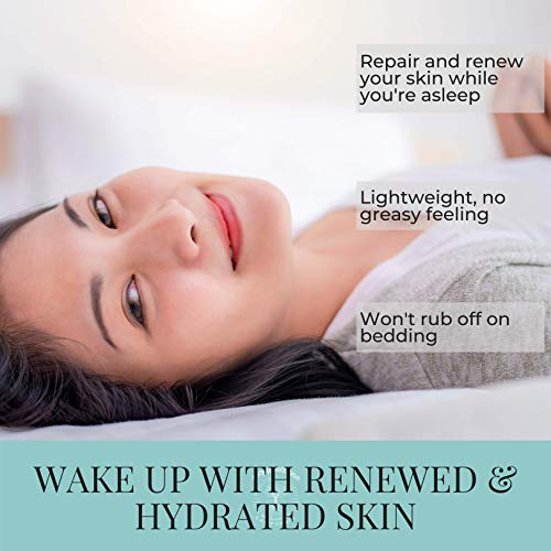 Renew Overnight Sleeping Facial Mask by Doppeltree with Aloe Vera & Hyaluroni...