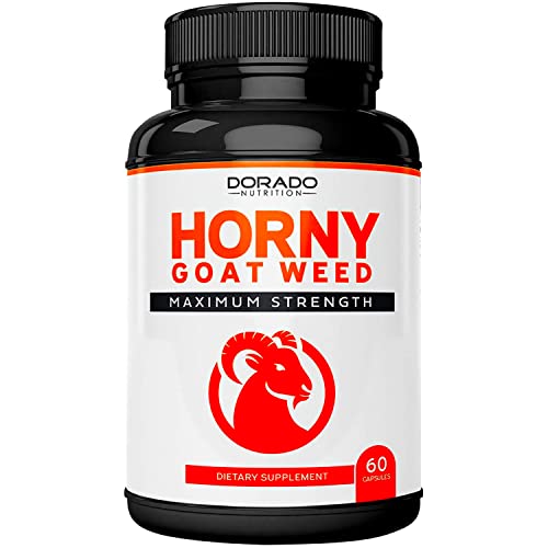 Horny Goat Weed for Men and Women - [1590mg Maximum Strength] - Maca Root, Gi...