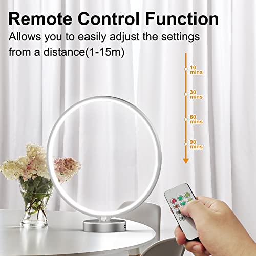 Light Therapy Lamp, Doraubia UV-Free 10000 Lux Sun Lamp, Led Daylight Lamp wi...