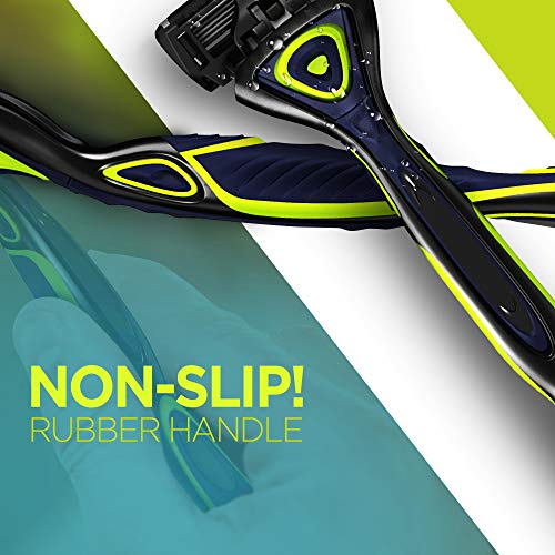 DORCO Pace 6 Sport - Six Blade Razor System with Trimmer and Pivoting Head - ...