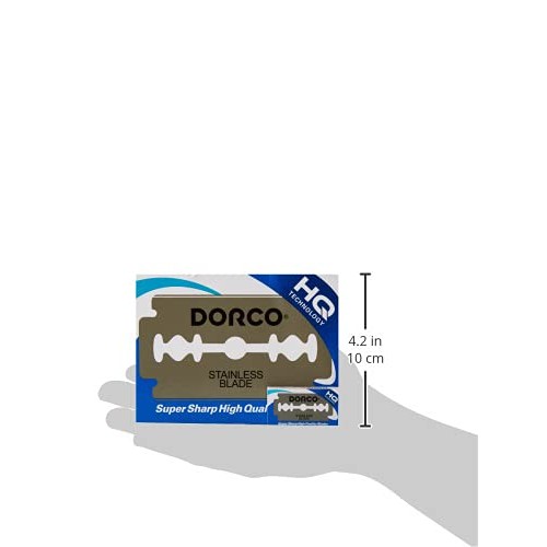 Dorco ST300 Platinum Extra Double Edge Razor Blades - 100 Ct