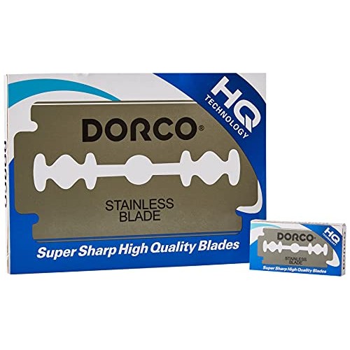 Dorco ST300 Platinum Extra Double Edge Razor Blades - 100 Ct