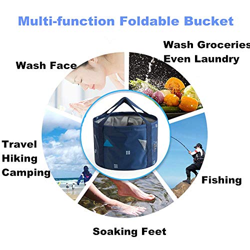 DoroSun 24L Collapsible Foot Bath Soak Tub with Handles for Large Feet Soakin...