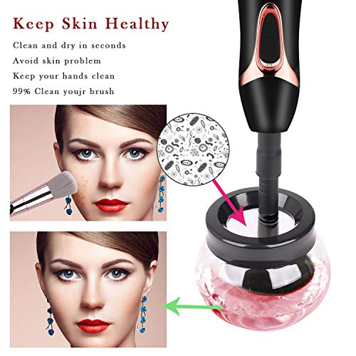 DOTSOG 2021 Upgraded Makeup Brush Cleaner and Dryer Machine Super-Fast Electr...