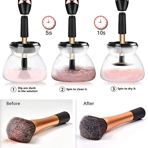 DOTSOG 2021 Upgraded Makeup Brush Cleaner and Dryer Machine Super-Fast Electr...