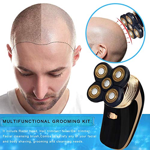 DOTSOG Electric Shaver Razor for Men,Waterproof 4D Floating Head Shaving Bald...