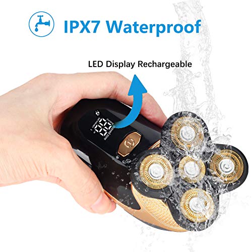 DOTSOG Electric Shaver Razor for Men,Waterproof 4D Floating Head Shaving Bald...