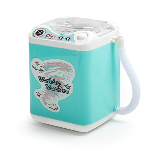 DOTSOG Mini Electric Makeup Brush Cleaner Makeup Sponge Washing Machine Dollh...