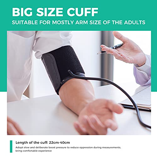 DOUHAO Blood Pressure Monitor Automatic Upper Arm BP Cuff Machine with LED Ba...