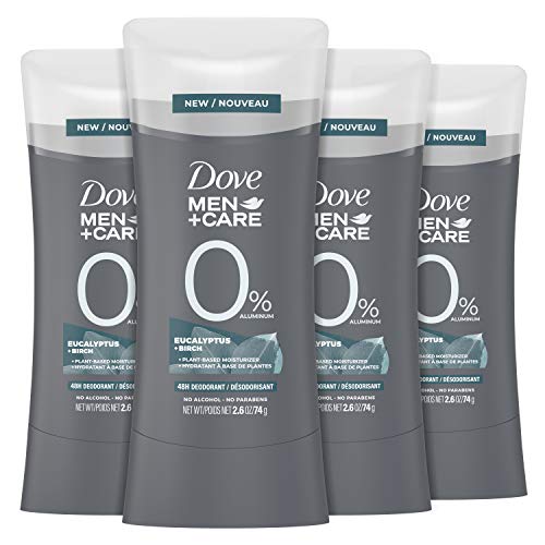 Dove Men+Care 0% Deodorant Stick for Men Aluminum free deodorant Eucalyptus+B...