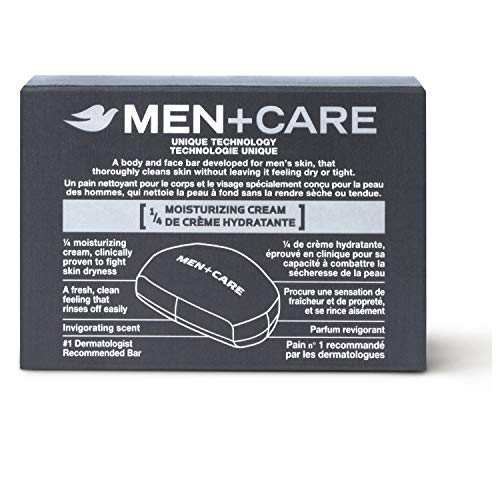 Dove Men+Care 3 in 1 Bar Cleanser for Body, Face, and Shaving Extra Fresh Bod...
