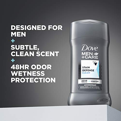 Dove MEN+CARE Antiperspirant Deodorant 48-hour anti-stain Protection Invisibl...